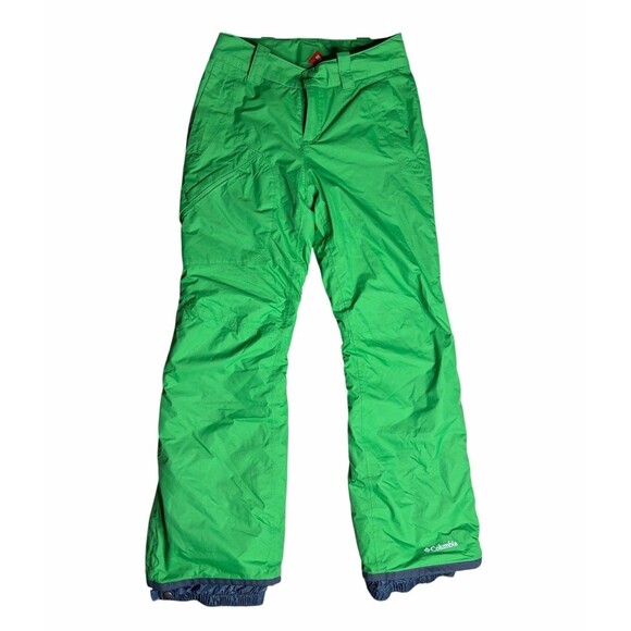 Columbia Pants - Columbia Snow Pants Lime Green Ski Snowboard Size S Regular